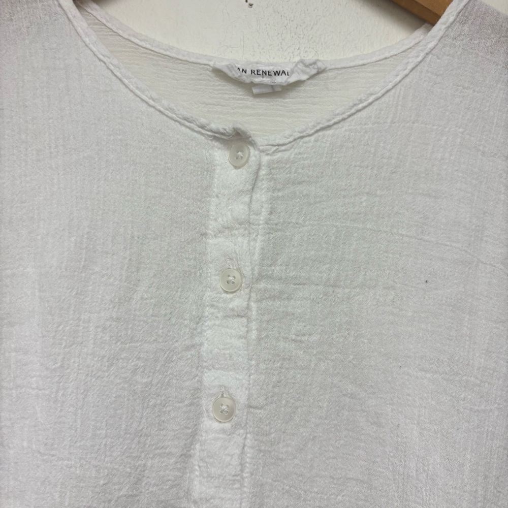 Urban Renewal Remnants Gauzy Tiered Cotton Dress - Picture 4 of 11